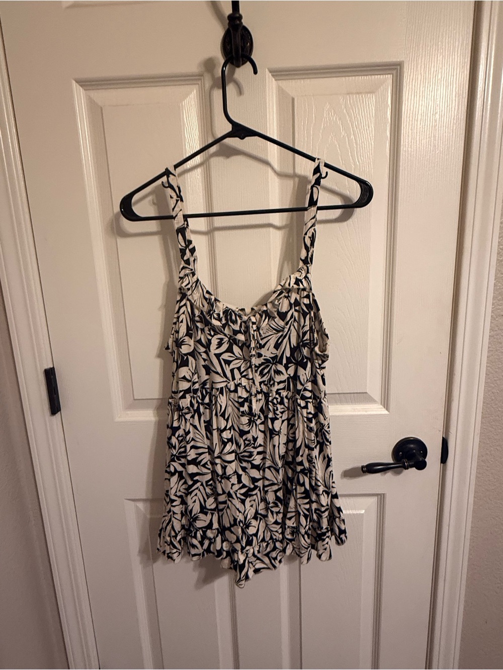Torrid Super Soft Tropical Floral Babydoll Tank Top Size 1